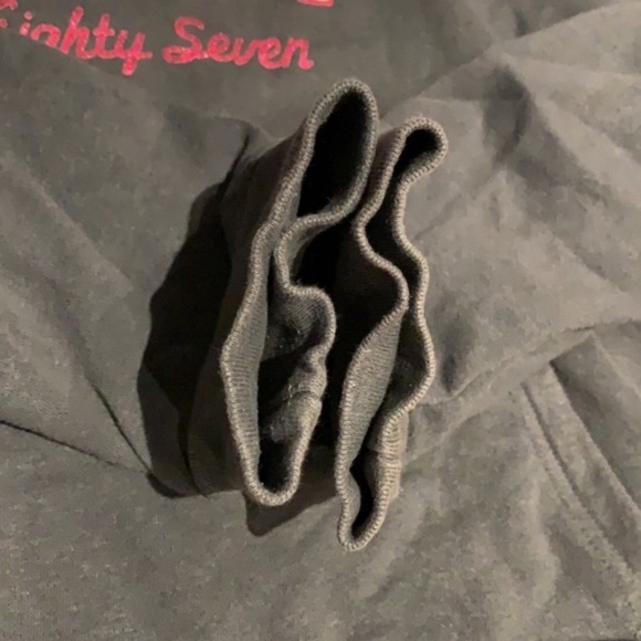 Aeropostale Girls Grey Kanga Hoodie with Pink Glitter - size YL - Picture 7 of 16